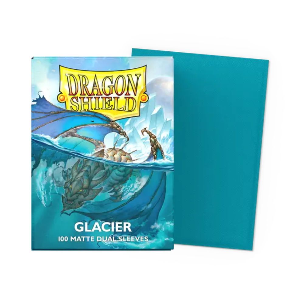 Dragon Shield Sleeves: Standard Matte Dual - Glacier 100CT image 0