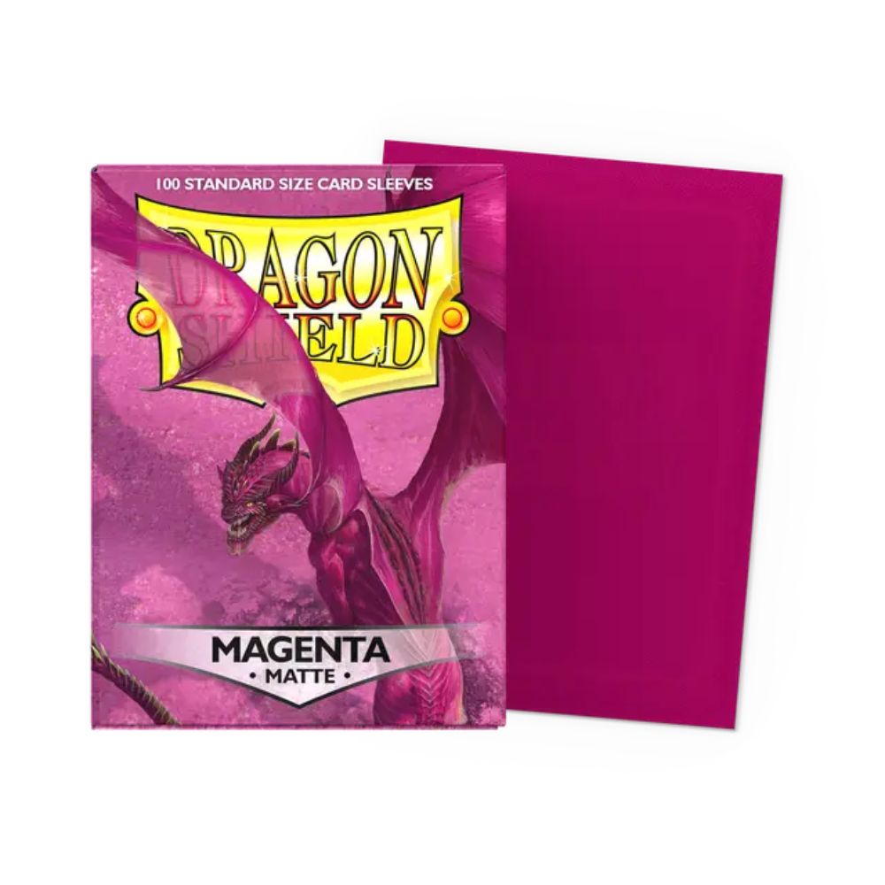 Dragon Shield Sleeves: Standard Matte - Magenta 100CT image 0