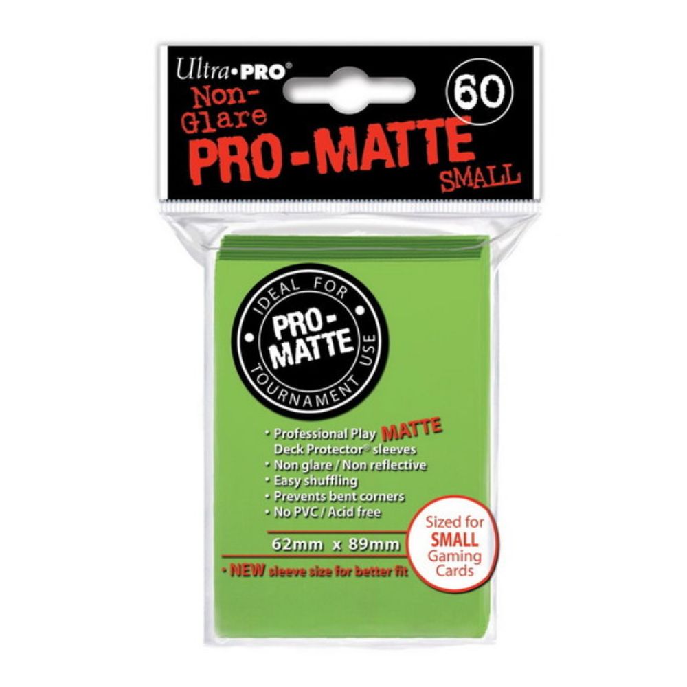 Ultra Pro Deck Protector Small Lime Green Pro-Matte image 0