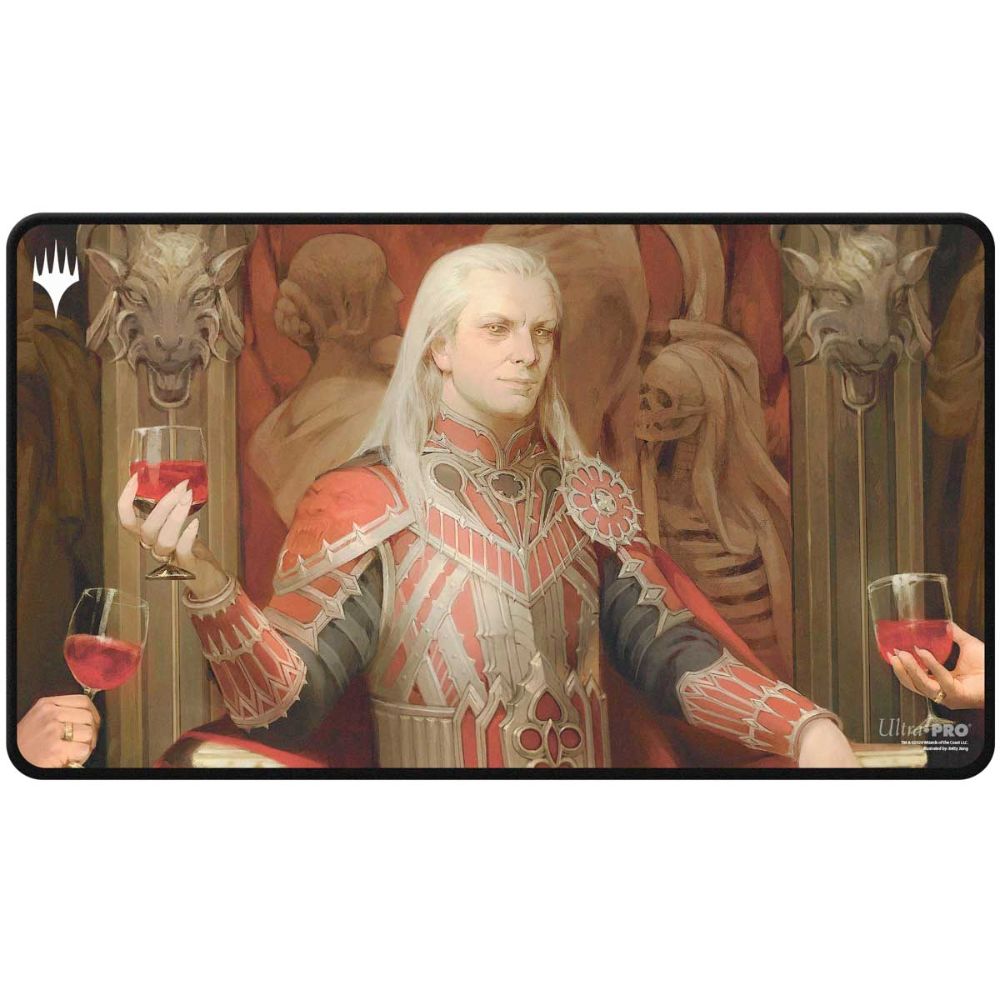 Black Stitched Playmat Magic the Gathering Innistrad Remastered Multi Mythic image 0